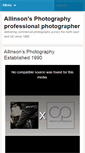 Mobile Screenshot of allinsonsphotography.co.uk